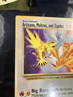 Pokemon Articuno, Moltres, and Zapdos Warner Bros Promo Jumbo Oversized Card MP - Image 2