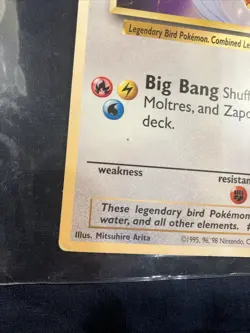 Pokemon Articuno, Moltres, and Zapdos Warner Bros Promo Jumbo Oversized Card MP - Image 5