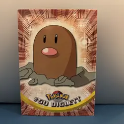 Topps Pokemon Card #50 Diglett NM - Image 1