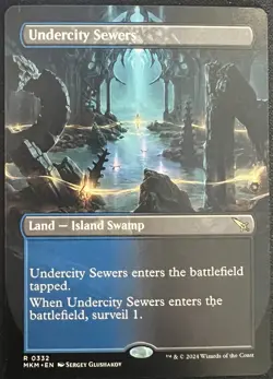 Undercity Sewers (Borderless) MTG Ravnica: Karlov Manor 332 NM - Image 1