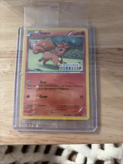 Build a Bear Pokemon Card Vulpix Promo 20/160 Trading Card TCG SEALED - Image 1