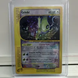Celebi 145/144 Skyridge Secret Rare Reverse Holo 60 HP Basic Pokemon TCG - Image 1