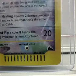 Celebi 145/144 Skyridge Secret Rare Reverse Holo 60 HP Basic Pokemon TCG - Image 5