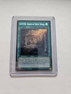 Yu-Gi-Oh Wanted Seeker of Sinful Spoils Secret AGOV-EN054 1st Edition - Image 1