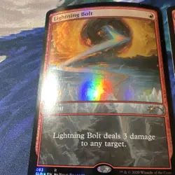 Magic The Gathering Lightning Bolt SLD Foil 083 084 2020 Lot 2 Cards - Image 2