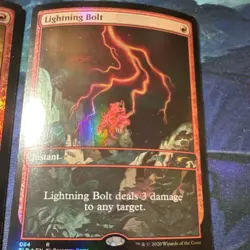 Magic The Gathering Lightning Bolt SLD Foil 083 084 2020 Lot 2 Cards - Image 3