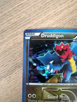 Pokemon Card Druddigon Plasma Storm Cracked Ice Holo Rare 94/135 Trading Card - Image 2