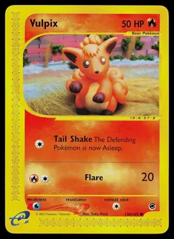 Pokemon Card - Vulpix Expedition 136/165 Non Holo - Image 1