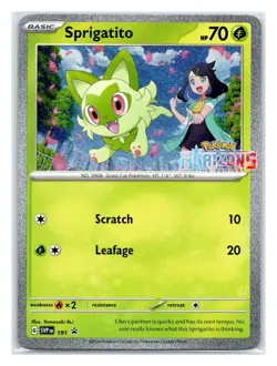 Sprigatito Promo SV: Scarlet & Violet Promo Cards 191 NM - Image 1