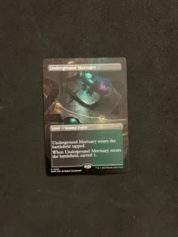 Underground Mortuary #333 borderless [Murders at Karlov Manor] Magic MTG Cards - Image 1