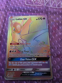 Latios GX 243/236 Rainbow Secret Rare Unified Minds Pokemon Card - Image 1