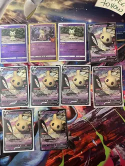 Pokemon TCG Mimikyu promo & Mimikyu V Basic V Regular Finish 16 Card Lot - Image 4