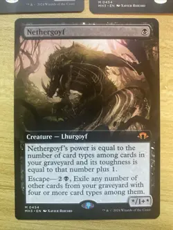 3x (3 Total) Nethergoyf (Extended Art) Modern Horizons 3 Regular NM Magic MTG - Image 2