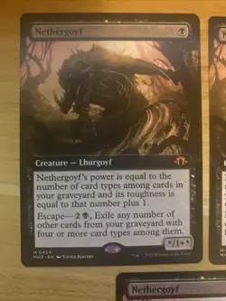 3x (3 Total) Nethergoyf (Extended Art) Modern Horizons 3 Regular NM Magic MTG - Image 3