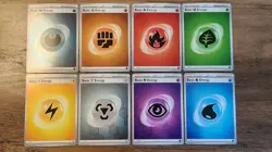Reverse Holo Energy Complete Set Pokemon SV Shrouded Fable Dark Fire Grass Water - Image 1