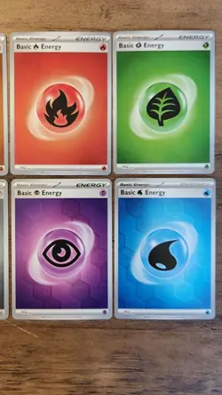 Reverse Holo Energy Complete Set Pokemon SV Shrouded Fable Dark Fire Grass Water - Image 3