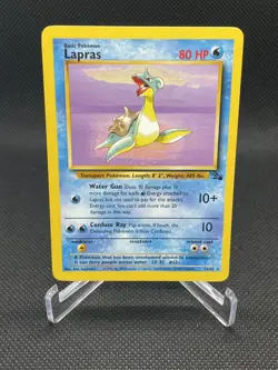 Pokemon TCG Lapras 25/62 Fossil Regular-LP - Image 1
