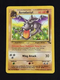 Aerodactyl #16/62 - Pokemon TCG - Fossil - Rare - LP - Image 1