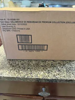 Pokemon Salamence ex & Reshiram ex Premium Collection Case of 6 NEW - Image 1