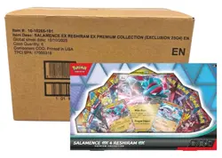 Pokemon Salamence ex & Reshiram ex Premium Collection Case of 6 NEW - Image 2