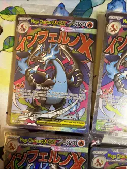 2025 POKEMON BLACK STAR UPC PROMO #023 MEGA CHARIZARD X EX SEALED X5!!! - Image 2