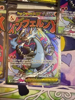 2025 POKEMON BLACK STAR UPC PROMO #023 MEGA CHARIZARD X EX SEALED X5!!! - Image 5