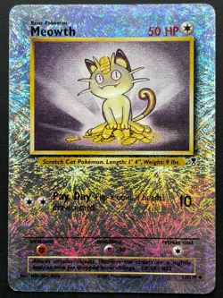 Pokemon Meowth Legendary Collection Reverse Holo Rare 53/110 2002 - Image 1