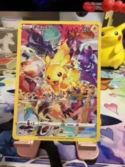 Pokemon TCG Pikachu Secret Rare 160/159 Crown Zenith NM - Image 1