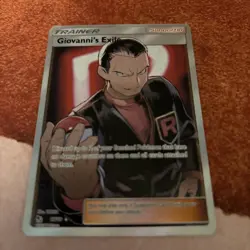 Pokemon TCG Giovanni's Exile Full Art 67/68 Hidden Fates Ultra Rare Holo Eng - Image 3