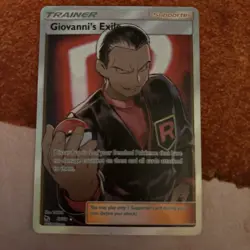 Pokemon TCG Giovanni's Exile Full Art 67/68 Hidden Fates Ultra Rare Holo Eng - Image 4