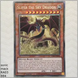 Slifer the Sky Dragon - RA03-EN244 - 1st Edition Yugioh - Image 1