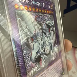 YuGiOh! PSA 9 Dragon Master Magia Platinum Secret Rare RA04-EN055 - Image 2