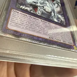 YuGiOh! PSA 9 Dragon Master Magia Platinum Secret Rare RA04-EN055 - Image 5