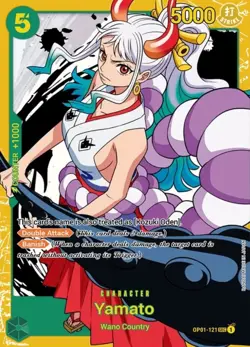 1x Yamato - OP01-121 - SEC NM-Mint Booster OP-01: Romance Dawn One Piece - Image 1