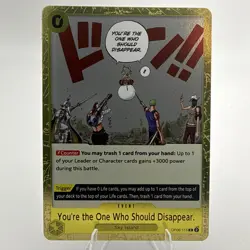One Piece Trading Card - You're The One Who Should Disappear - OP06-115 - NM - Image 1