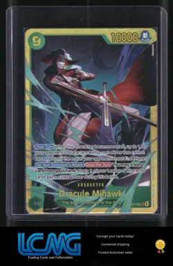 Dracule Mihawk - OP14-119 SEC English Azure Sea's Seven - One Piece Card - W8N - Image 1