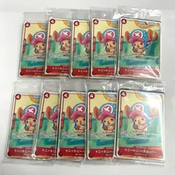 10 Packs One Piece Mcdonald's Chopper Promo Card 2025 Japanese Sealed - Image 1