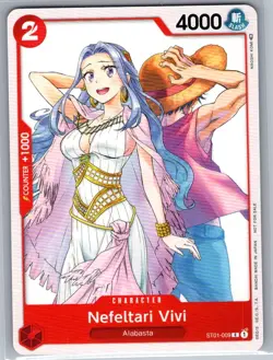 Nefeltari Vivi Pre-Release Tournament Participant ST01-009 - One Piece Card - NM - Image 1