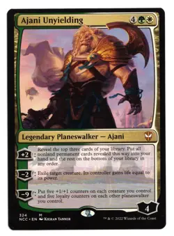 Magic the Gathering MTG Card: Ajani Unyielding #324 NCC Mythic! NM - Image 1