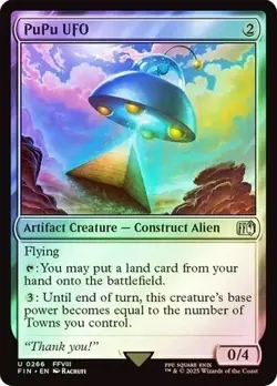 PuPu UFO #266 (Foil) (NM) Final Fantasy FIN Magic MTG - Image 1