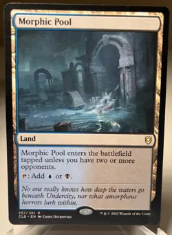 Magic MTG Morphic Pool *Commander Legends: Battle for Baldur's Gate* NM Rare U/B - Image 1