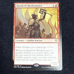 Rundvelt Hordemaster Dominaria United Regular Near Mint - Image 1