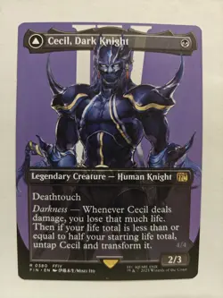 Cecil, Dark Knight (Borderless) FIN 380 Normal English - MTG - Image 1