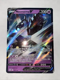 Pokemon TCG Necrozma V Sword & Shield - Battle Styles 063/163 Holo Ultra Rare - Image 1