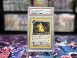 Pokemon Team Rocket Dark Raticate 1st Edition PSA 10 51/82 English - Image 1