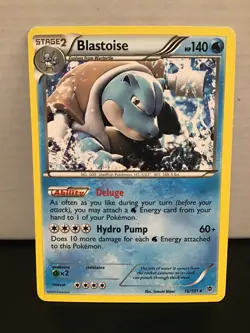 Blastoise 16/101 Rare Pokemon Plasma Blast - Image 1