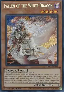 YuGiOh Burst Protocol - Fallen of the White Dragon BPRO-EN024 Secret Rare 1st Ed - Image 1