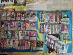 LOT 90 CARTES DRAGON BALL SUPER CARD GAME EN BT29 Full Set (C, UC) NEUF - Image 1