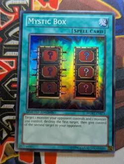 WGRT-EN073 Mystic Box Super Rare Limited Edition YuGiOh Card - LP - Image 1