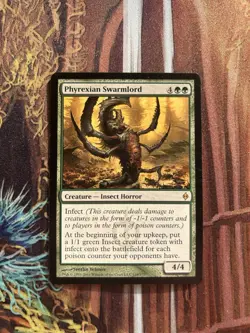 Phyrexian Swarmlord [New Phyrexia] LP MTG - Image 1